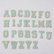 DIY-Dekorations-Eisen auf Chenille-Buchstaben bessert 0.8mm-3.5mm Laser-Schnittkante aus
