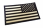 Twill-Gewebe-Rückseite IR-Flaggen-Flecken-flache Hintergrund USA-Moral-reflektierender Flecken